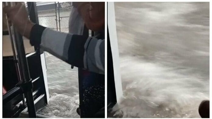 VIDEO: Chófer piden a pasajeros 