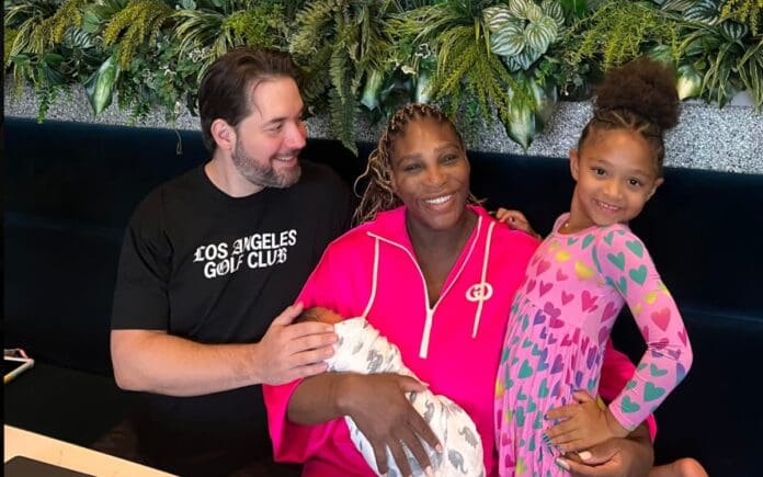 Serena Williams anunció el nacimiento de su segunda hija