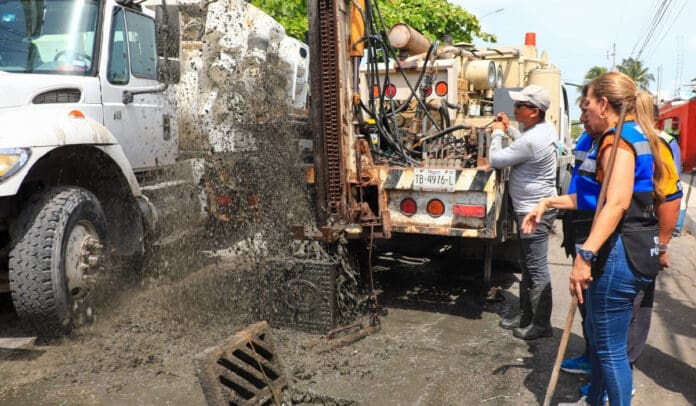 Inicia limpieza de mil pozos en Solidaridad