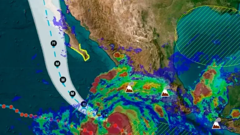 Huracán “Hilary” y sus lluvias fuertes afectarán el sur de México