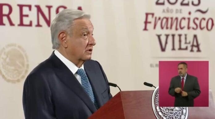 AMLO aseguró, pese a la violencia diaria, que la seguridad se ha reforzado en el país gracias al Ejército.