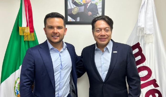 Se reúne Pablo Bustamante con Mario Delgado