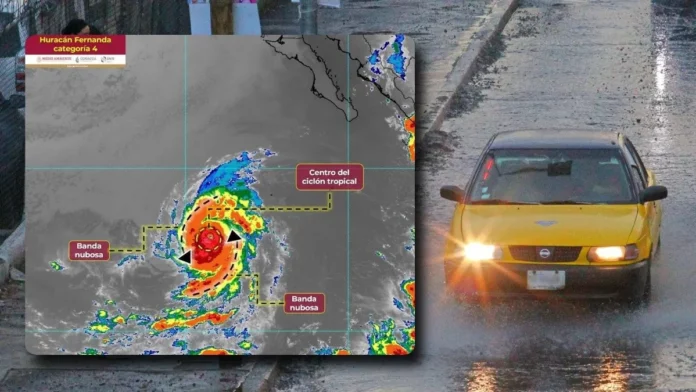 Huracán “Fernanda” se fortalece a categoría 4; esta será su trayectoria