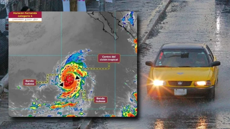 Huracán “Fernanda” se fortalece a categoría 4; esta será su trayectoria