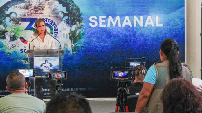 La presidenta Lili Campos dijo que no le seguirá el juego a quienes la atacan con mentiras. Simplemente continuará trabajando.