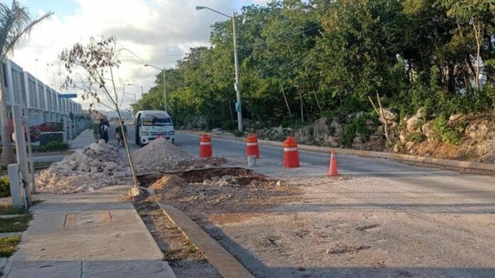 Bloqueo por falta de agua en Kusamil de Cancún fue atendido; la falla fue culpa de una constructora