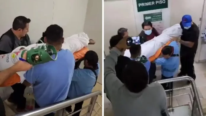 Bajan a paciente por las escaleras en IMSS de CDMX tras fallas en elevador