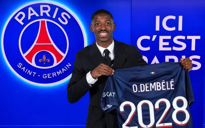 Ousmane Dembélé ficha con el Paris Saint-Germain