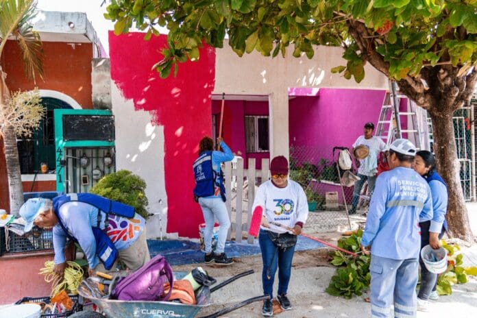 Gobierno municipal continua renovando colonias de manera integral con 