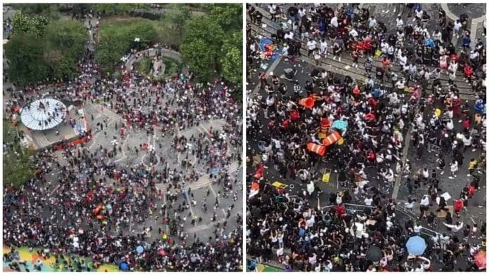 Promesa de videojuegos gratis desata disturbios en Union Square de Nueva York entre jóvenes y policías