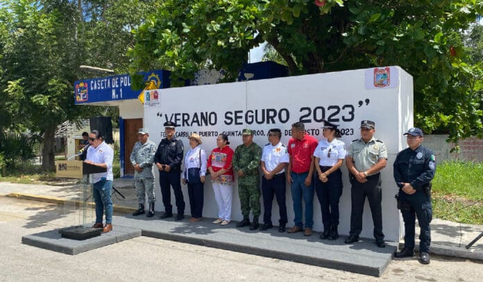 Activan operativo vacacional de seguridad en Felipe Carrillo Puerto, a la mitad del periodo de asueto