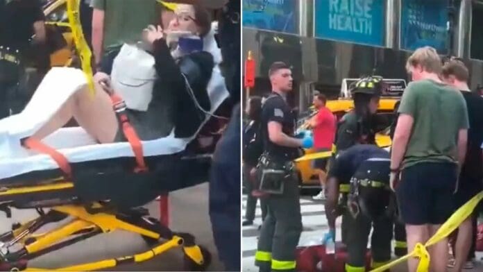 VIDEO: Vehículo que escapaba de la policía atropella a 10 personas en el centro de Manhattan
