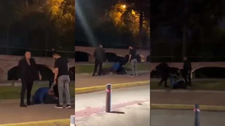 Video: ‘Cadeneros’ golpean a joven en zona de bares en Cholula, Puebla