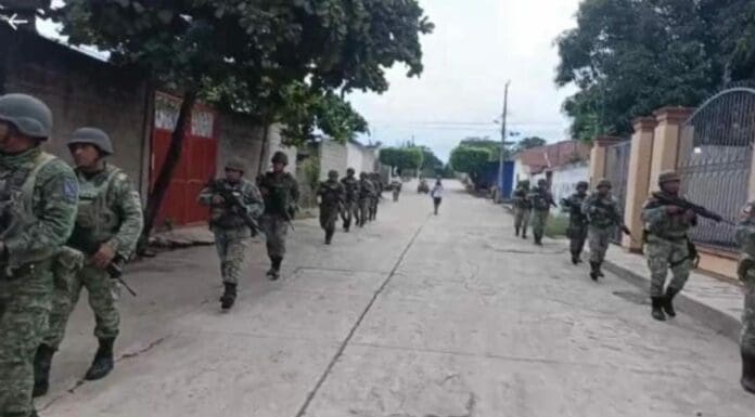 Aunque el presidente anunció la llegada de militares a Chiapas, estos solo estuvieron 3 horas y se fueron.