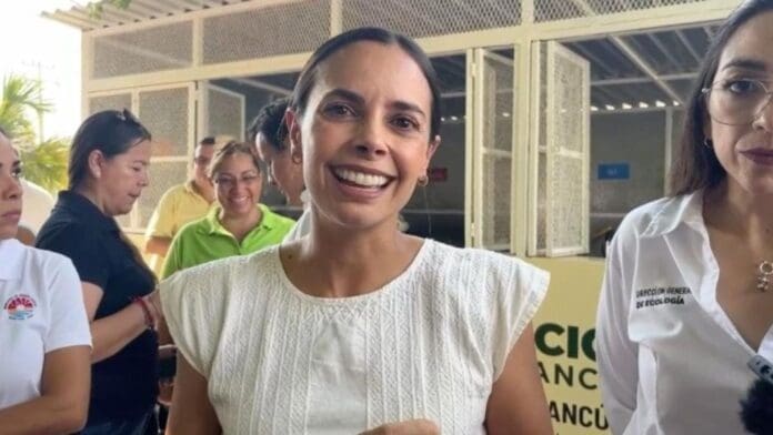 La mentira de Ana Paty Peralta; navega con bandera de Morena en Cancún pero ha sido más Verde que nada