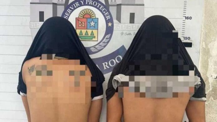 Fueron dos los sujetos detenidos tras los ataques a las sucursales de Los Aguachiles. Se les aprehendió en Cancún.