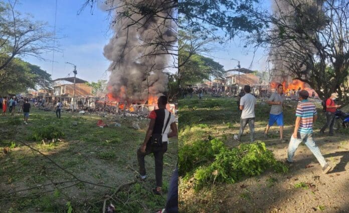 VIDEO: Ataque terrorista deja varios heridos en Colombia