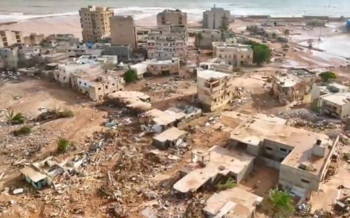 Estiman más de 11 mil muertos y 10 mil desaparecidos en Libia a causa del ciclón Daniel