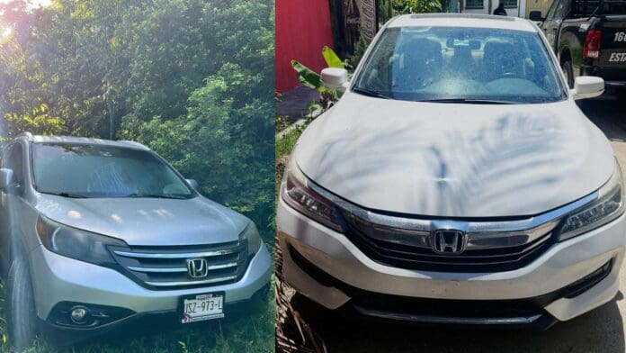 La SSC de Quintana Roo recupera vehículos robados en Cancún