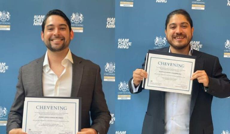 Dos jóvenes de Playa del Carmen ganan la prestigiosa beca Chevening que otorga el Reino Unido