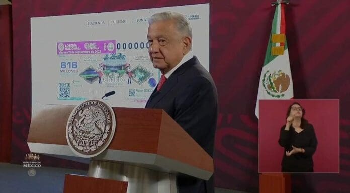 AMLO confirmó que la casa de descanso que los presidentes tenían en Cancún será rifada como parte del sorteo de este 15 de septiembre.