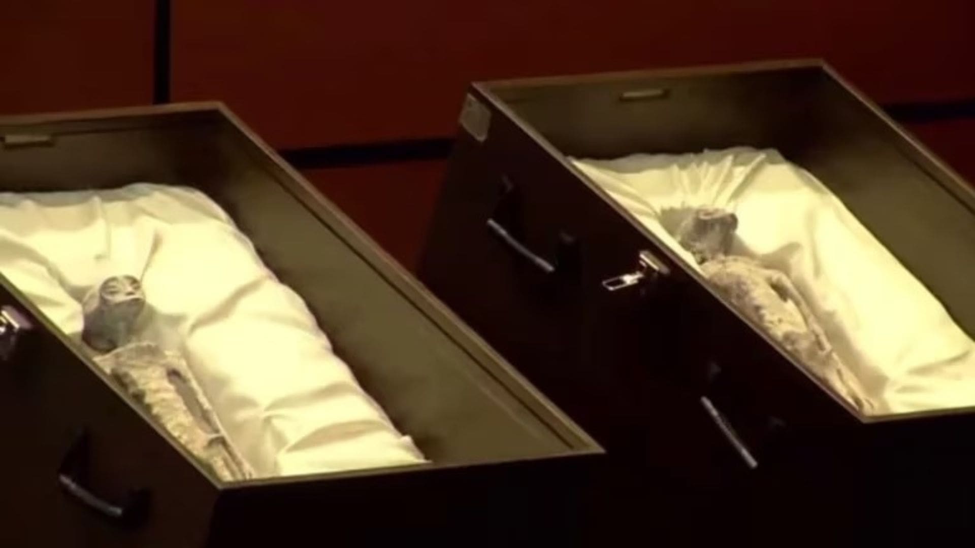 Jaime Maussan presentó ante diputados supuestos cuerpos de extraterrestres que habría analizado la UNAM