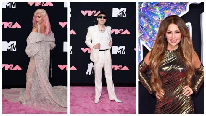 Así desfilaron famosos en la alfombra rosa de los MTV Video Music Awards 2023