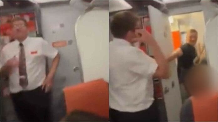 VIDEO: Graban a pareja teniendo sexo en el baño de un avión rumbo a Ibiza