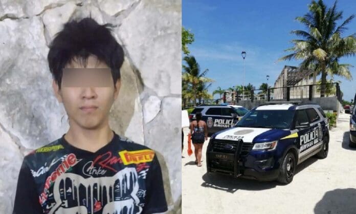 Detienen a presunto implicado en ejecución de policía en Cancún, es un jovencito
