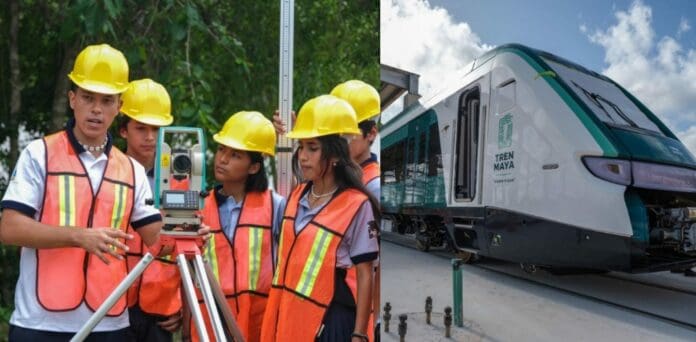 Más de 200 jóvenes de la entidad ya comenzaron sus estudios de técnico en transporte ferroviario. Podrían trabajar en el Tren Maya.