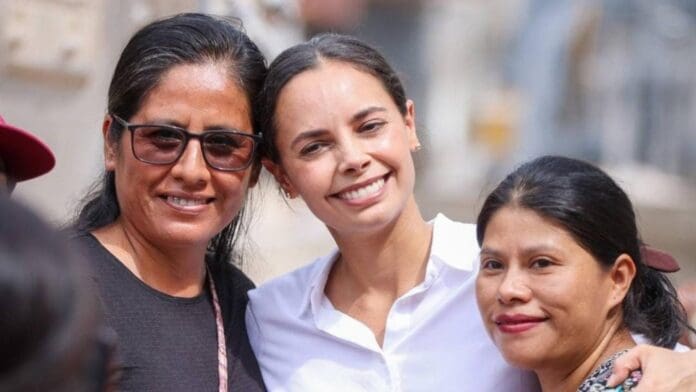 La presidenta Ana Paty Peralta confirmó que su informe de gobierno será el próximo 19 de septiembre afuera del Palacio Municipal.