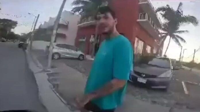 Sujeto agrede a repartidor de Rappi en Playa del Carmen