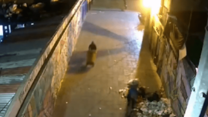 VIDEO Cámaras del C5 captan a dos sujetos abandonando un cuerpo dentro de un tambo en CDMX