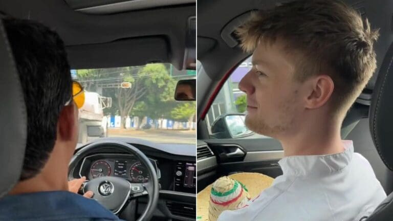 Video: Hombre maneja a exceso de velocidad y su yerno extranjero le dice “no trae vacas”