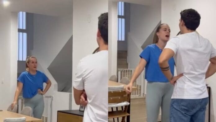 Graba a su esposa al verlo por primera vez sin barba y TikTok se indigna por su reacción