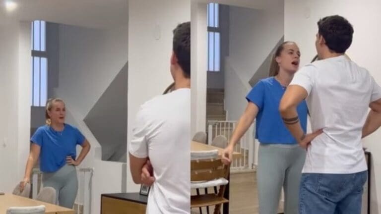 Graba a su esposa al verlo por primera vez sin barba y TikTok se indigna por su reacción