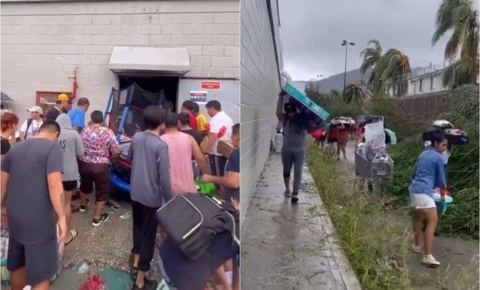 VIDEO Rapiña tras paso de huracán Otis en Acapulco genera debate en redes es un préstamo