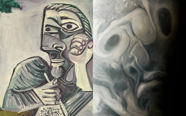NASA capta el rostro de Júpiter al 'estilo Picasso'
