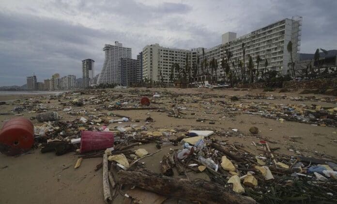 Huracán “Otis” afectó 80% de hoteles en Acapulco, reporta la gobernadora de Guerrero