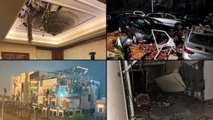 Fuerte impacto del huracán Otis en Guerrero