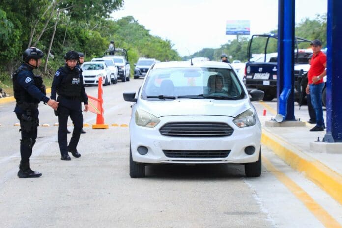 Gracias a los tres filtros de seguridad que hay en las entradas de Playa del Carmen el destino ya está blindado.