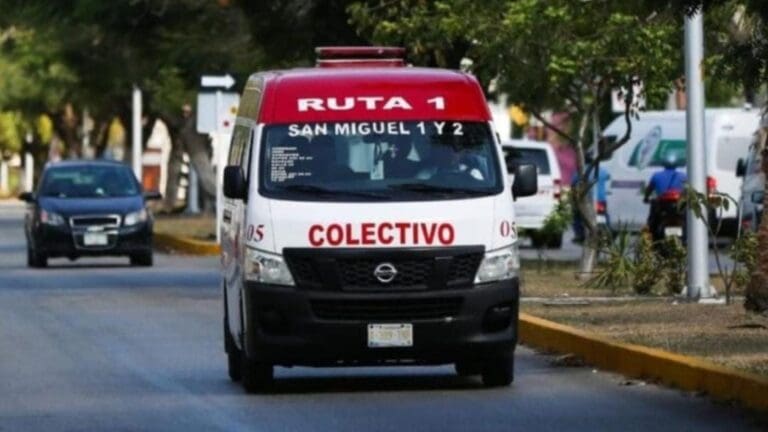 Transportistas aseguran que las combis de Cozumel son más baratas y dan mejor servicio a la gente que los mototaxistas.