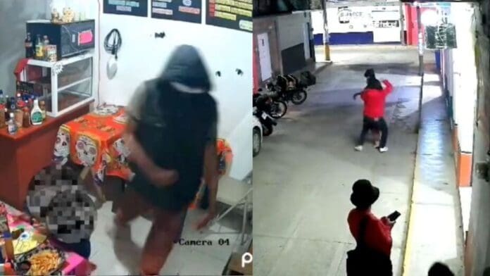 Indigente golpea a menor de edad y su padre sale a defenderlo