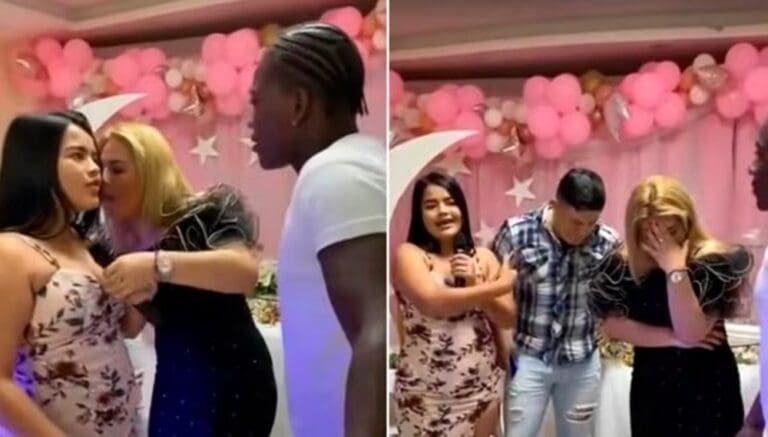 Joven deja en evidencia la infidelidad de su novio con su mamá, durante fiesta sorpresa