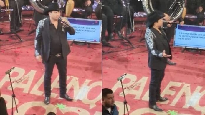 Video Julión Álvarez manda ALV a sus fans en pleno concierto y con justa razón