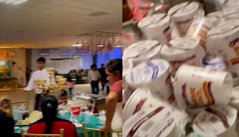 VIDEO: Fiesta de XV años ofrece sopa Maruchan para la cena y divide opiniones en redes
