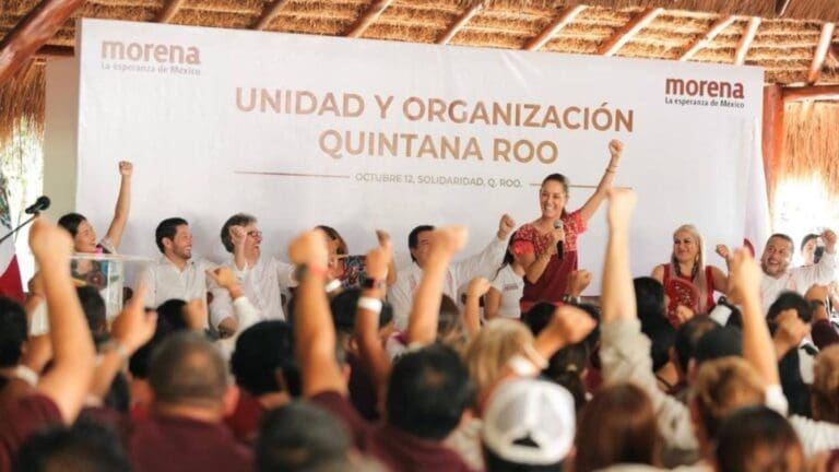 Claudia Sheinbaum se comprometió a que Calica se convierta en Área Natural Protegida si llega a la Presidencia.