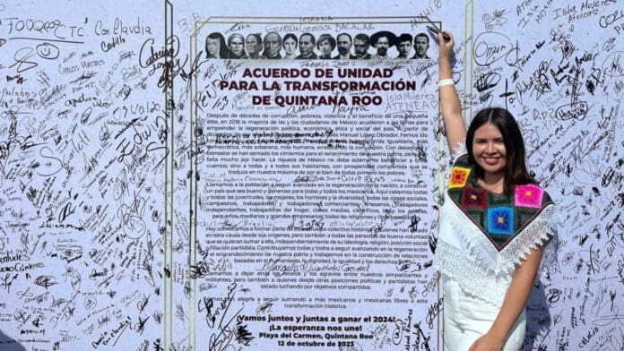 Destaca Anahí González gran acuerdo por la unidad en apoyo a Claudia Sheinbaum