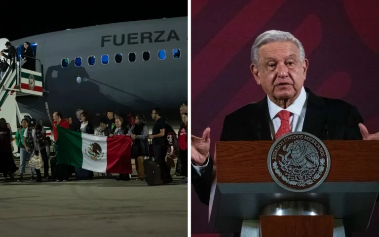 AMLO anuncia puente aéreo para rescatar a 764 mexicanos que siguen en Israel