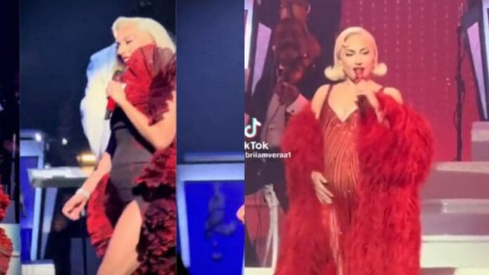 ¿Lady Gaga está embarazada? La cachan en concierto con el vientre abultado